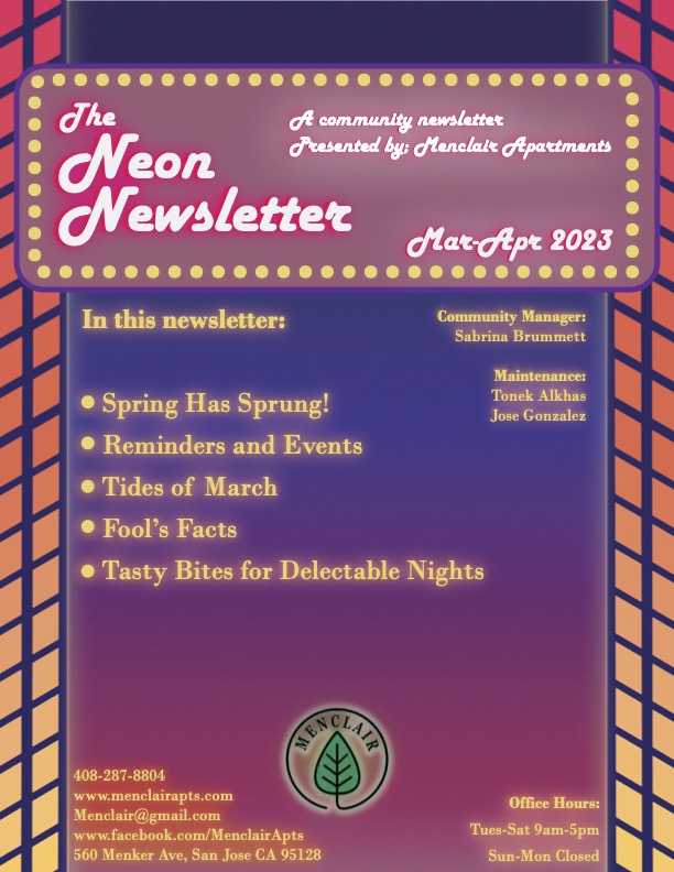 Newsletter March-April